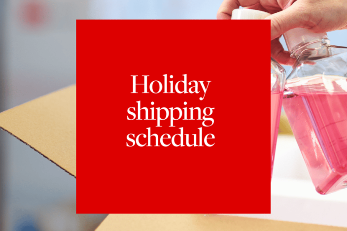Featured image for Our holiday shipping schedule