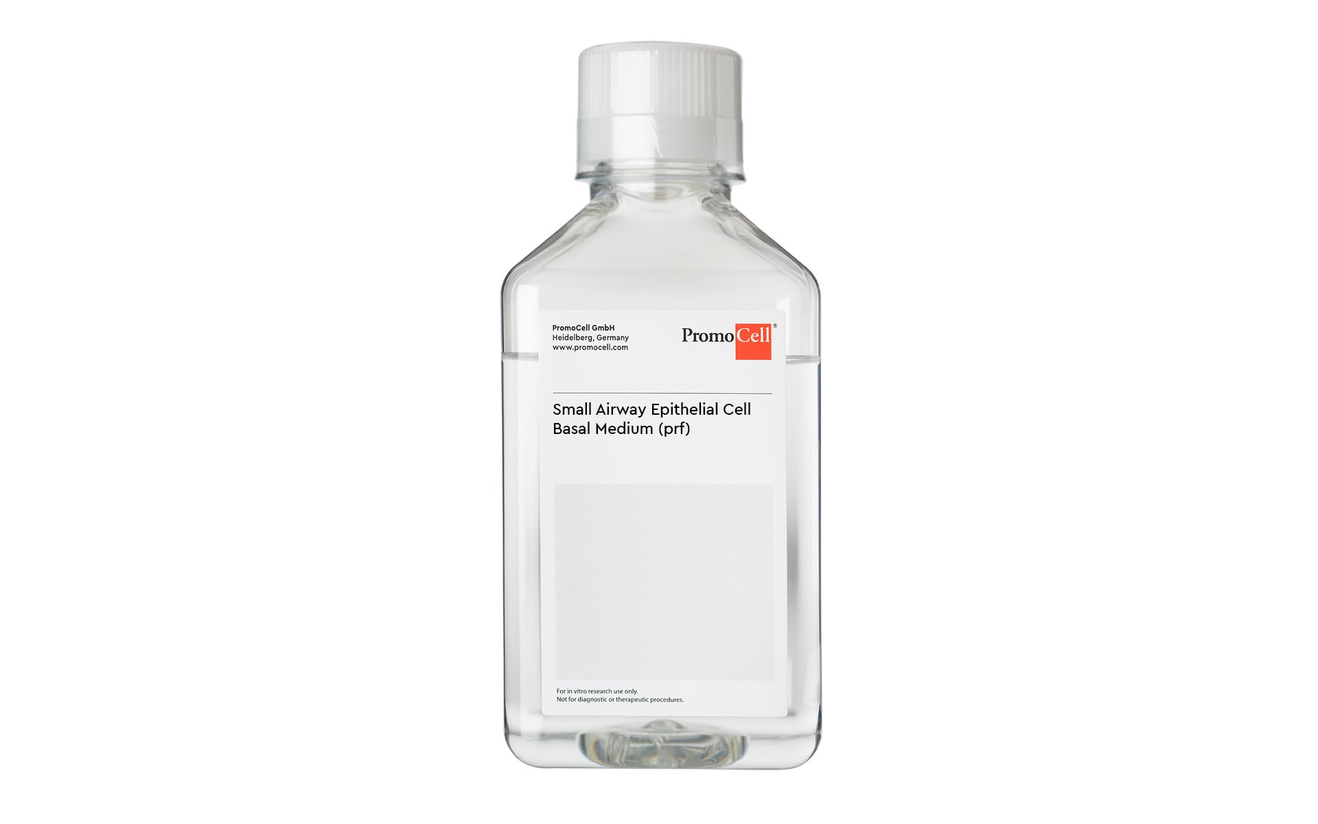 PromoCell Small Airway Epithelial Cell Basal Medium, phenol red-free product image