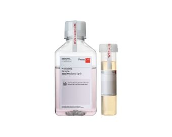 Media bottle of PromoExQ Pericyte Growth Medium 2 (prf).