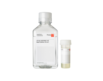 Media bottle of Airway Epithelial Cell Growth Medium XF (prf).