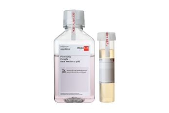 Media bottle of PromoExQ Pericyte Growth Medium 2 (prf).