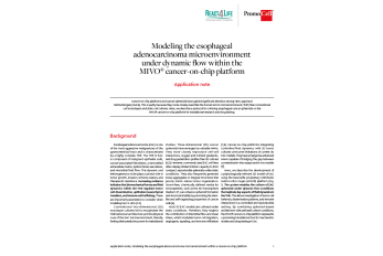 Modeling the esophageal adenocarcinoma microenvironment within a cancer-on-chip platform