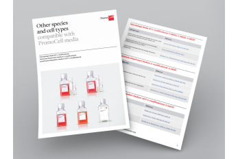 Other species and cell types compatible with PromoCell blood cell media