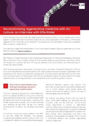 Revolutionizing regenerative medicine with ALI culture - expert interview  product image
