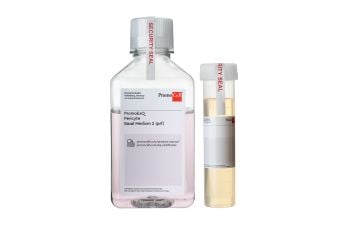 Media bottle of PromoExQ Pericyte Growth Medium 2 (prf).