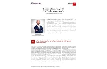 GMP-grade cell culture - expert interview