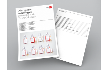Other species and cell types compatible with PromoCell adult stem & stromal cells media