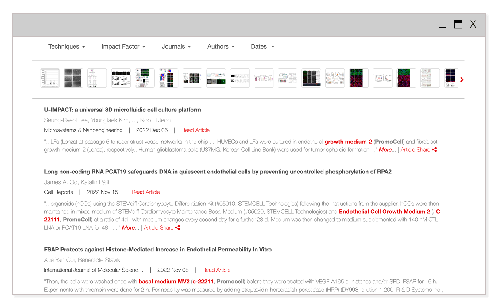 Bioz widget for scientific publications on PromoCell
