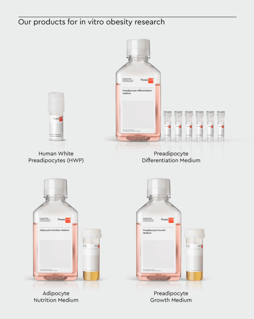 PromoCell cells and media for in vitro obesity research- 