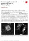 Holotomography-monitored phagocytosis assay of M1 macrophages