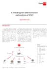 Chondrogenic differentiation and analysis of MSC aplication note